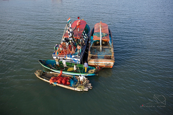 Karaikal, fishing boats