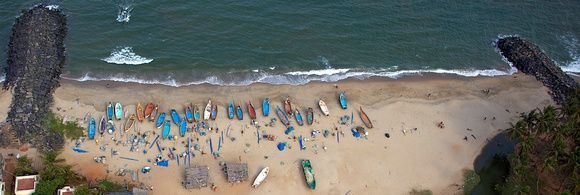 Fishing boats in Tamil Nadu