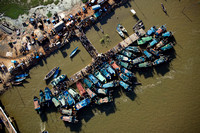 Fishing harbour over-populated.
