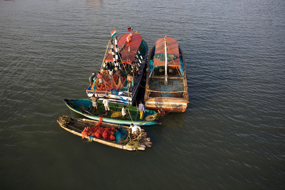 Fishing scene in Tamil Nadu
