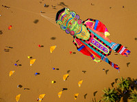 Goa, during kite festival